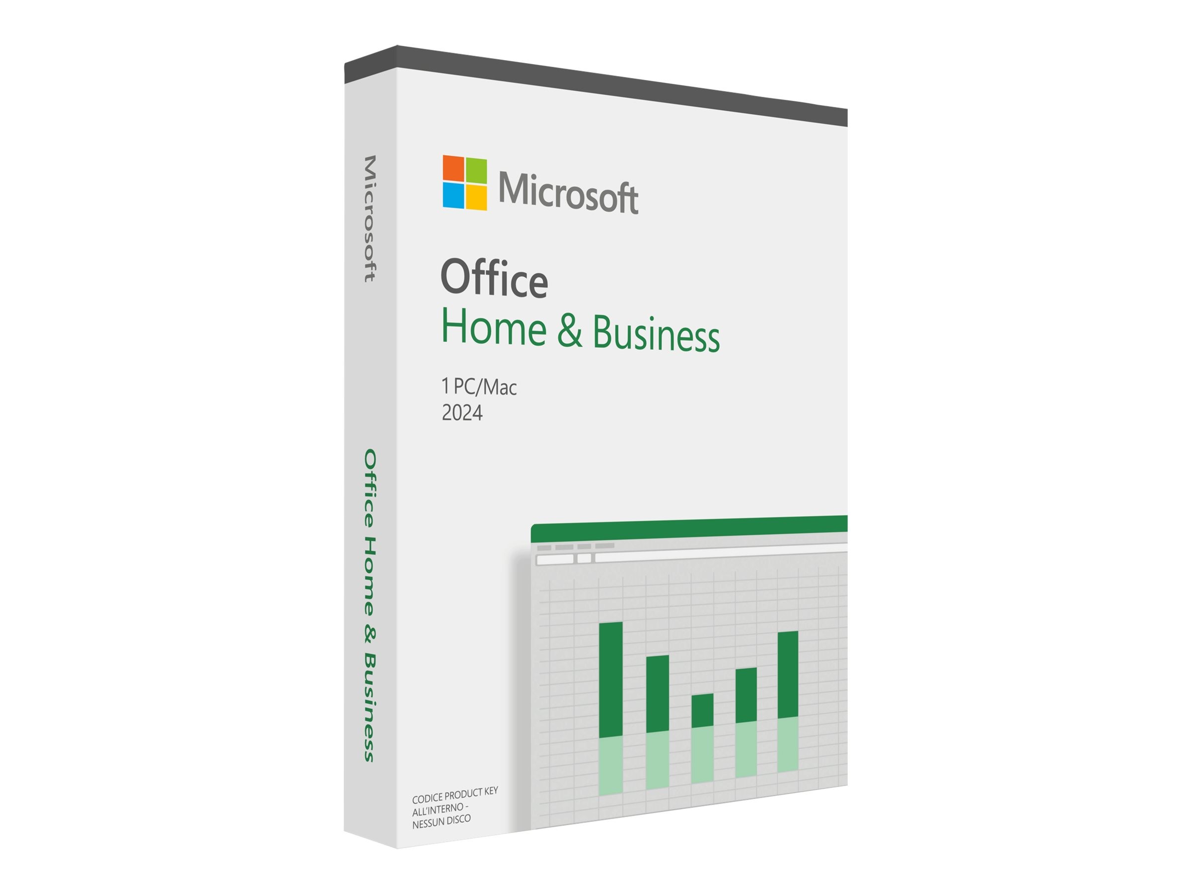 Microsoft Office Home och Business 2024 med Excel, Powerpoint, Word, Outlook, OneNote för 1 PC/Mac