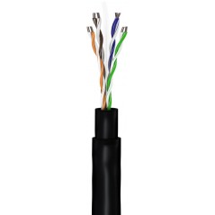 Nätverksbygge och felsökning - Goobay set med RJ45-kontakter, verktyg och 100m Cat6 nätverkskabel för utomhusbruk