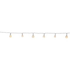 5 meters ljusslinga med 50st varmvita LED-lampor