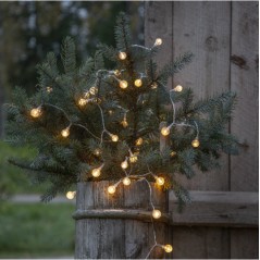 Ljusslingor - 5 meters ljusslinga med 50st varmvita LED-lampor