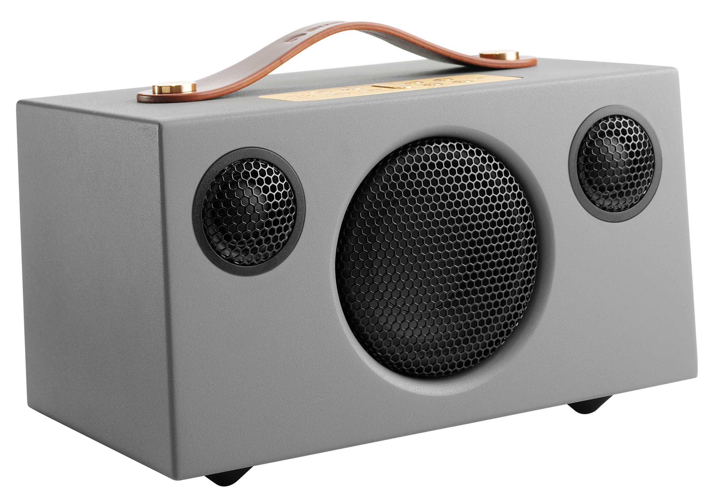 Audio Pro Addon C3 trådlös bluetooth-högtalare grå (beg med bucklor)