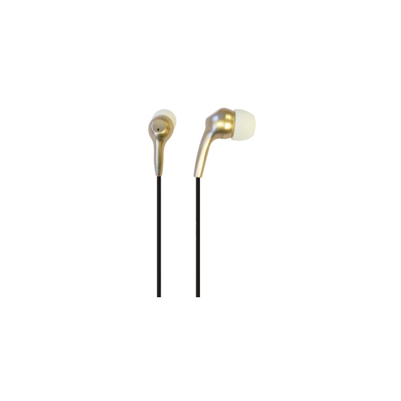 In-ear - Ifrogz Bolt Plus in-ear hörlurar & headset i guldfärg med 3.5 mm kontakt