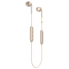 Trådlösa hörlurar - Happy Plugs Wireless II trådlösa in-ear hörlurar och headset i guld