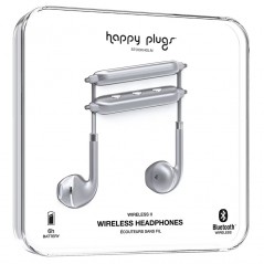 Happy Plugs Wireless II trådlösa in-ear hörlurar och headset i rymdgrått