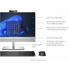 All-in-one-dator - HP EliteOne 840 G9 All-in-One 23.8" Full HD i5 (gen 13) 16GB 256GB SSD Win11 Pro
