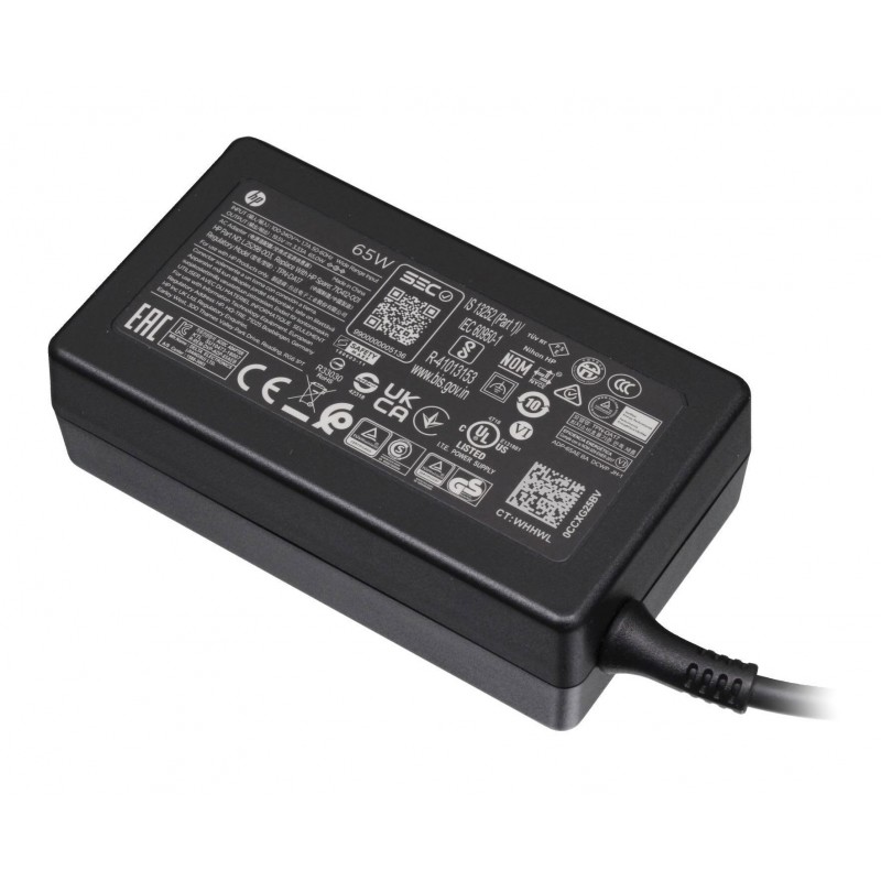 HP laddare - HP original datorladdare 65 Watt BlueTip 4.5x3.0mm med strömkabel