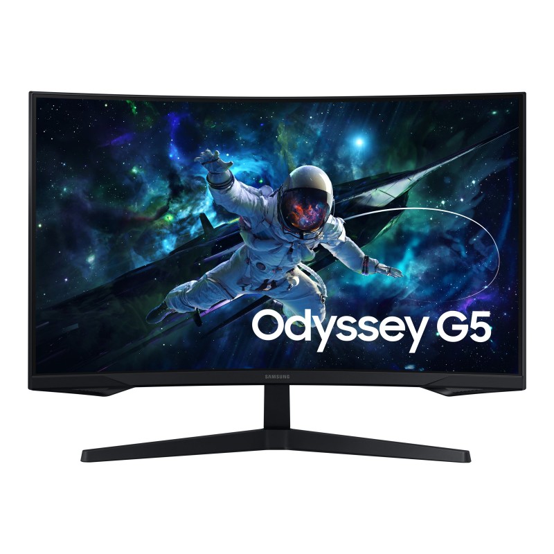 25 - 34" Datorskärm - Samsung Odyssey G5 Curved 32" QHD 165 Hz gamingskärm 2560x1440 (välvd) (fyndvara)