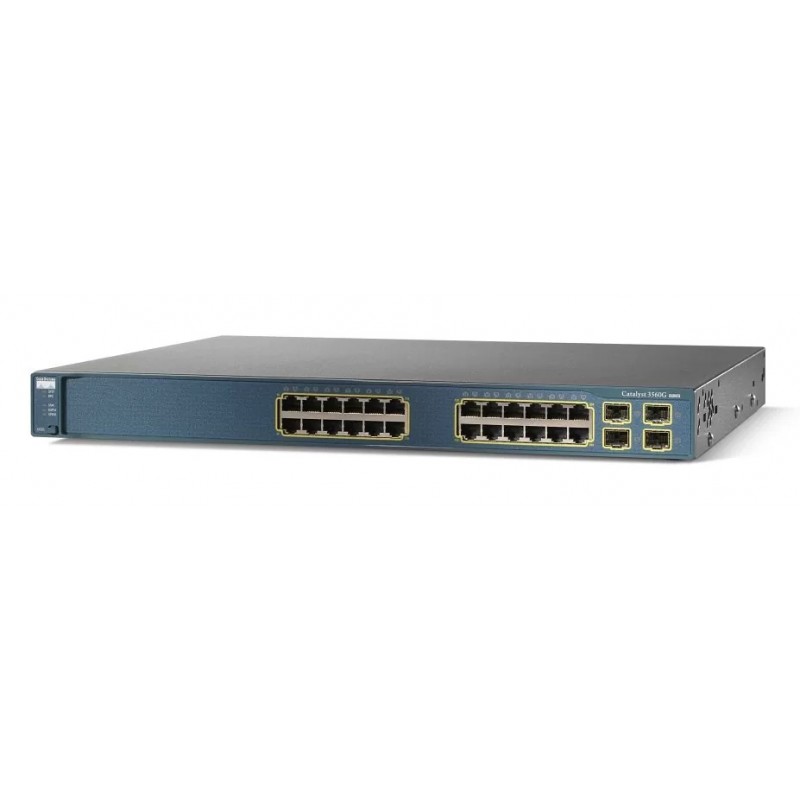Switchar - Cisco Catalyst WS-C3560G-24TS-S 24-portars rackmonterad switch (beg)