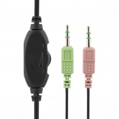 Begagnat ljud - Deltaco HL-7 stereoheadset till PC med 2x 3.5 mm
