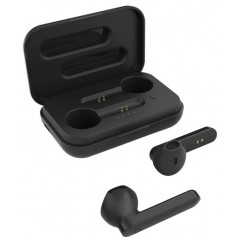 Trådlösa hörlurar - Streetz True Wireless Headset Semi-In-ear, svart