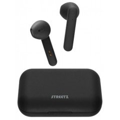Streetz True Wireless Headset Semi-In-ear, svart