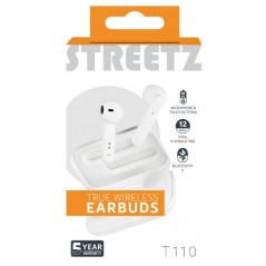 Trådlösa hörlurar - Streetz True Wireless Headset Semi-In-ear