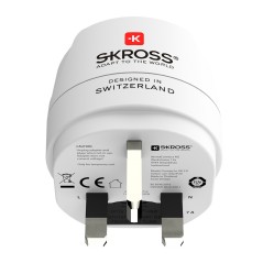 Resetillbehör - Skross reseadapter för anslutning till brittiska eluttag