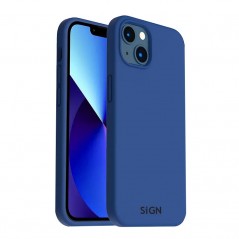 Sign Liquid Silicone skyddande skal i blått till iPhone 14