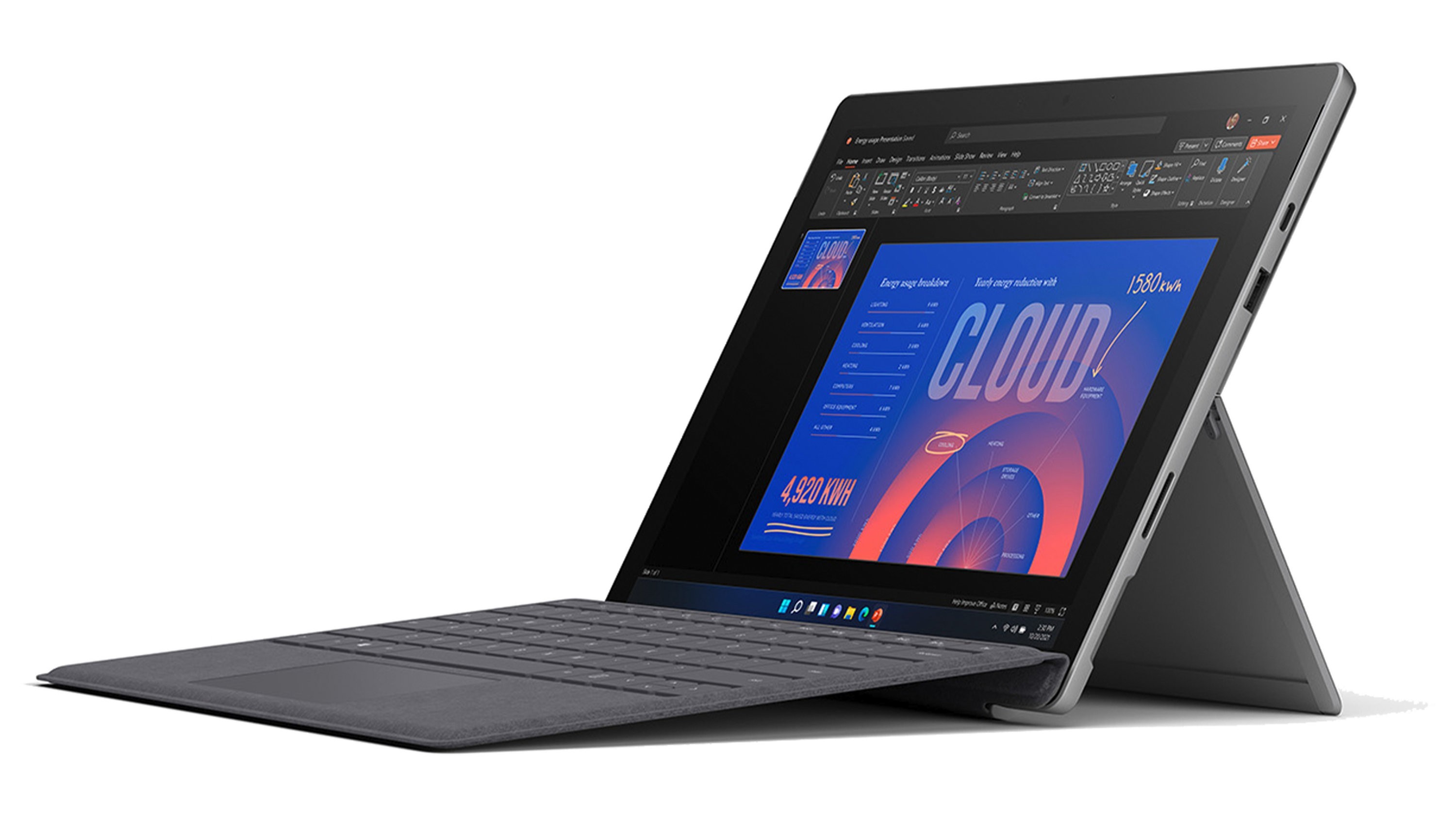 Microsoft Surface Pro 7 Plus 12.3" i5 8GB 256GB SSD Black med tangentbord |Som ny|