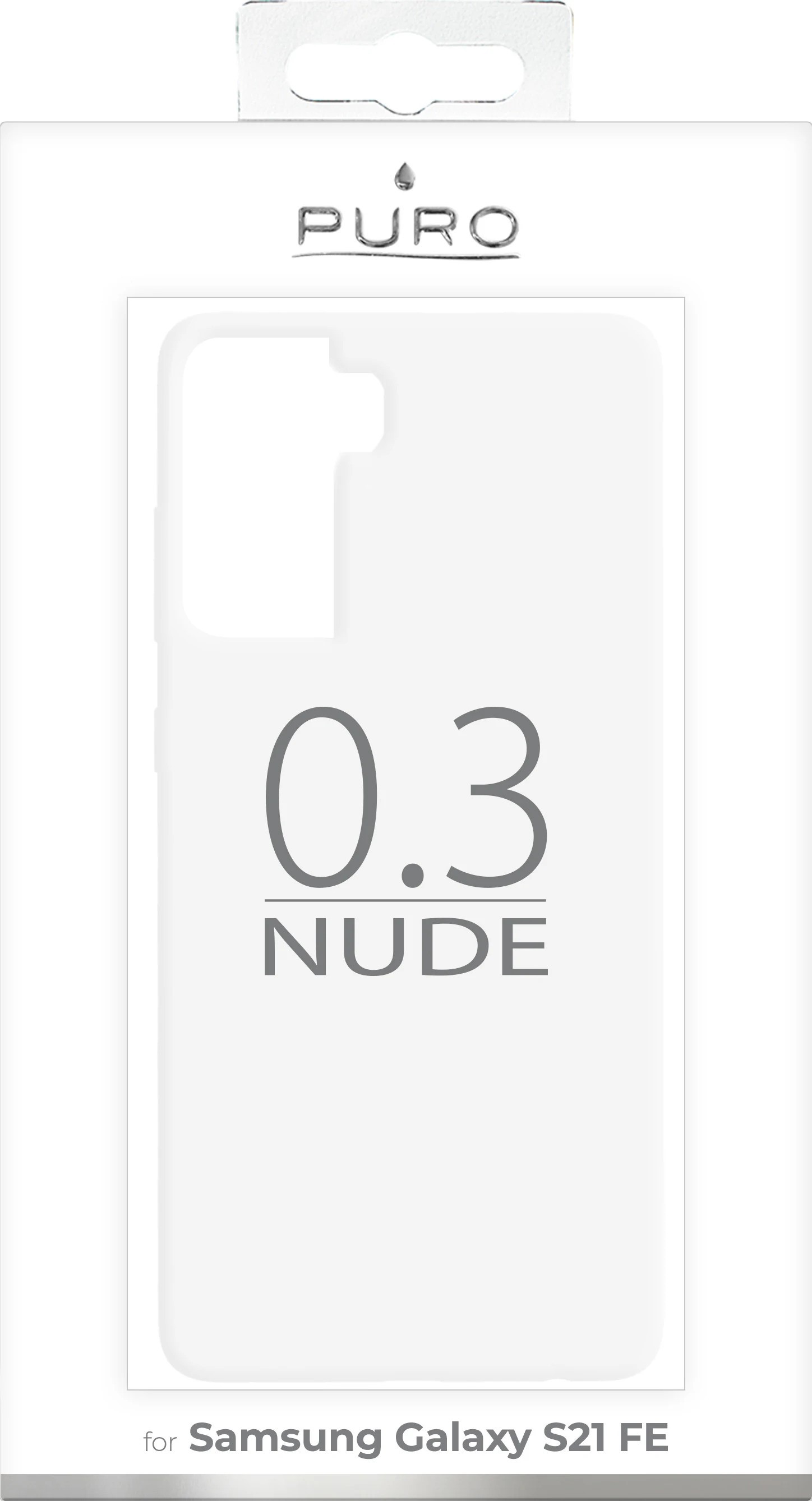 PURO Supertunt 0,3 Nude Transparent Mobilskal till Samsung Galaxy S21 FE