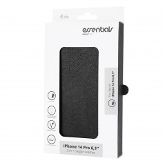 Skal och fodral - Essentials plånboksfodral med avtagbart skal till iPhone 14 Pro
