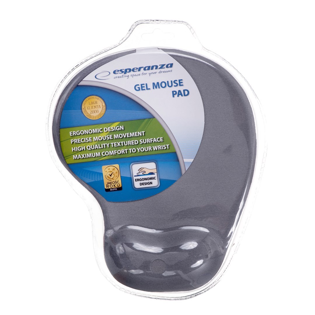 Esperanza musmatta med handledsstöd i gelé Gray