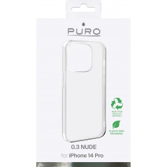 Fodral och skal - Puro Ultra-Slim 0.3 Nude Cover mobilskal till iPhone 14 Pro