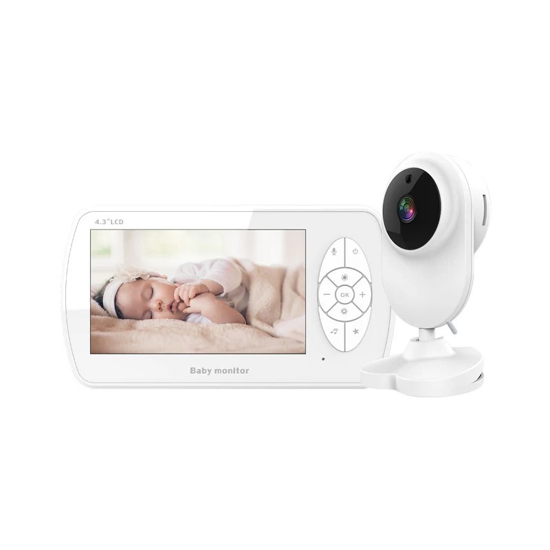 Digital videokamera - Tris TV-5A-BM268 babymonitor videokamera med 4.3" LCD-mottagare