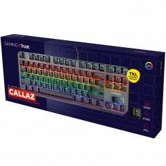 Bakgrundsbelyst tangentbord gaming - Trust GXT 384 Callaz TKL mekaniskt gamingtangentbord med belysning