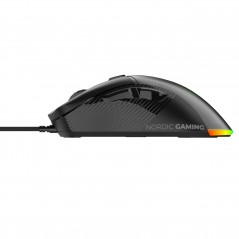 Gamingmus - Nordic Gaming Stealth gamingmus med RGB-belysning