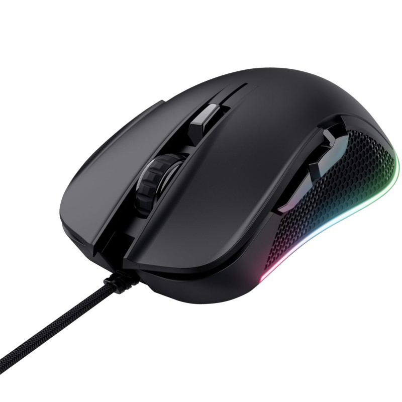Gamingmus - Trust GXT 922 Ybar gamingmus med RGB-belysning