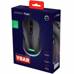 Gamingmus - Trust GXT 922 Ybar gamingmus med RGB-belysning