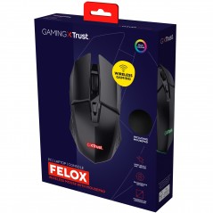 Gamingmus - Trust GXT 112 Felox trådlös gamingmus med belysning och musmatta på köpet
