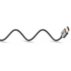 HDMI-kabel & HDMI-adapter - Goobay slimmad textil HDMI-kabel med stöd för 8K 60Hz och HDR i flera längder