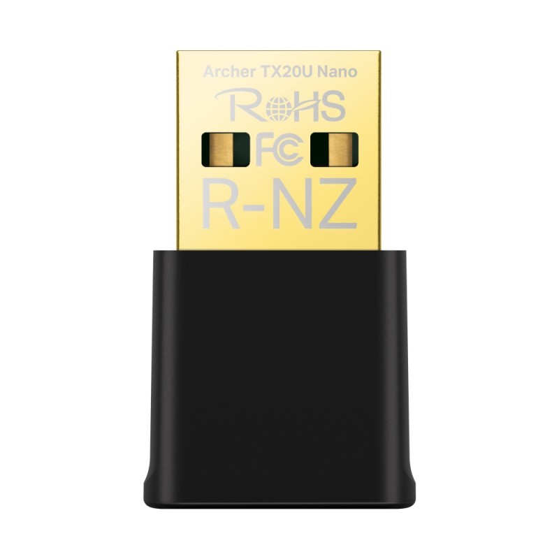 Trådlösa nätverkskort - TP-Link Archer TX20U Nano trådlöst WiFi 6 & Bluetooth USB-nätverkskort