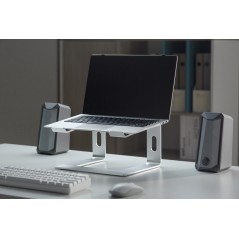 Skrivbordshållare dator - Gembird NBS-D1-01 laptopställ i aluminium för bärbar dator upp till 15,6"