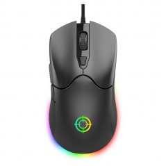 North M100 RGB gamingmus med 10 ljuseffekter