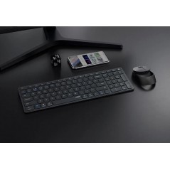 Trådlösa tangentbord - Rapoo 9750M set med trådlöst tangentbord och mus för PC & Mac (bluetooth + USB)