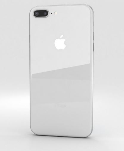 iPhone 8 Plus 64GB Silver (beg med väldigt repig skärm)