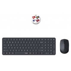 Trådlösa tangentbord - Rapoo 9310M ultratunt trådlöst tangentbord och mus med Multi-Mode (bluetooth + USB)