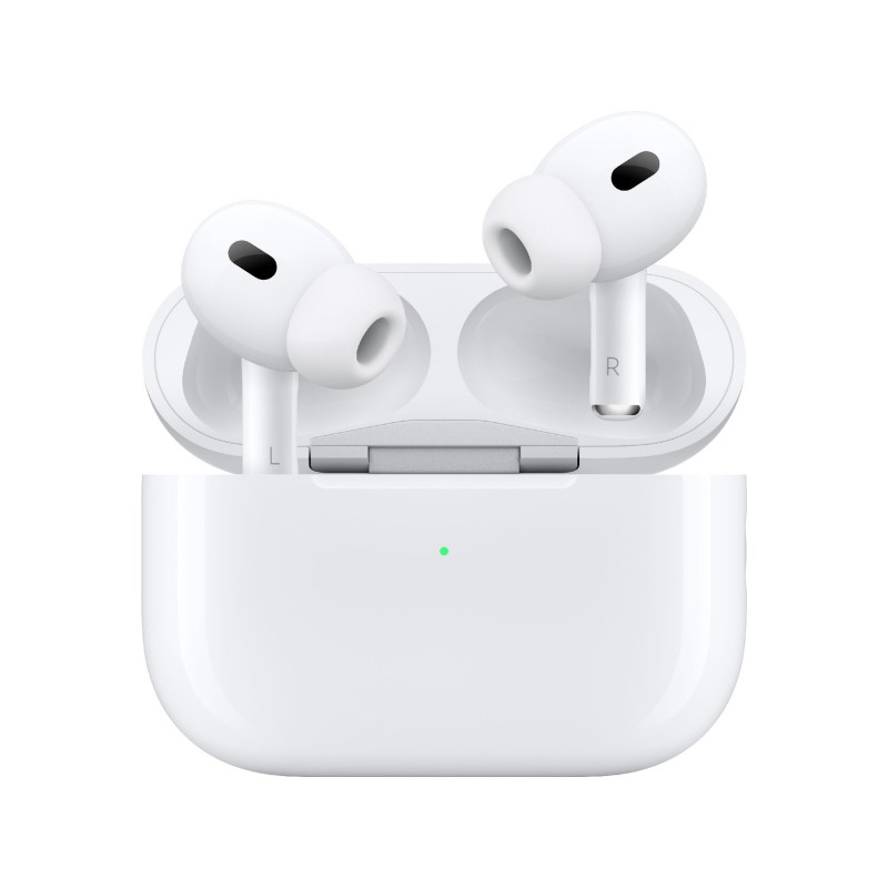Hörlurar och headset - Apple AirPods Pro 2nd Gen med brusreducering och adaptivt ljud (2023) (MagSafe etui) USB-C