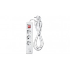 Andersson grenuttag med 3 uttag + USB-C och USB