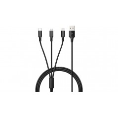 Andersson laddningskabel 3-i-1 USB till USB-C, Lightning och microUSB
