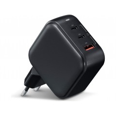Andersson AC-adapter GaN väggladdare 65W med 2 USB-C och 1 USB (svart)