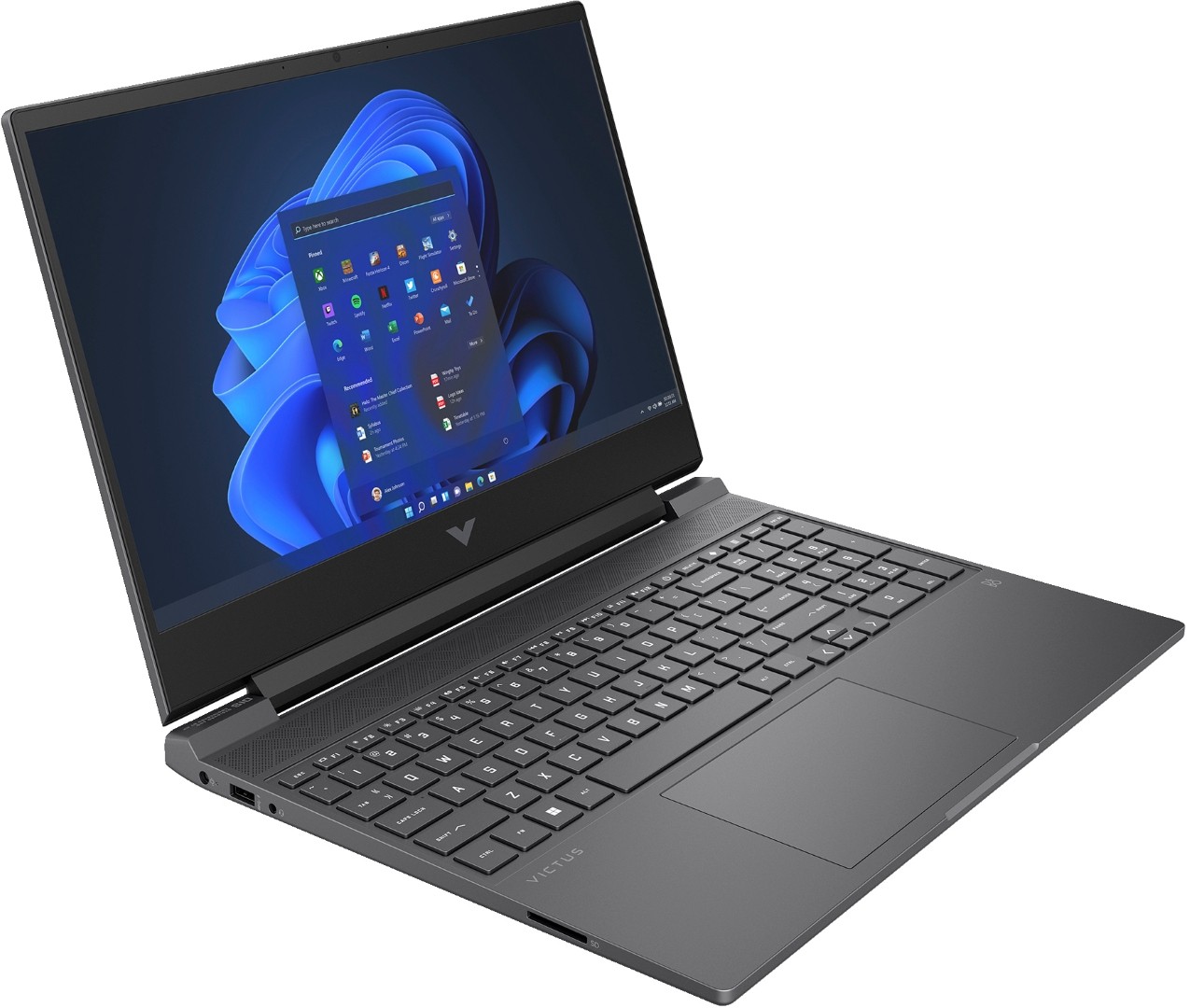 HP Victus Gaming 15-fa1800no 15.6" 144 Hz Full HD i5 (gen 12) 8GB 512GB SSD RTX 2050 4GB Win 11 demo