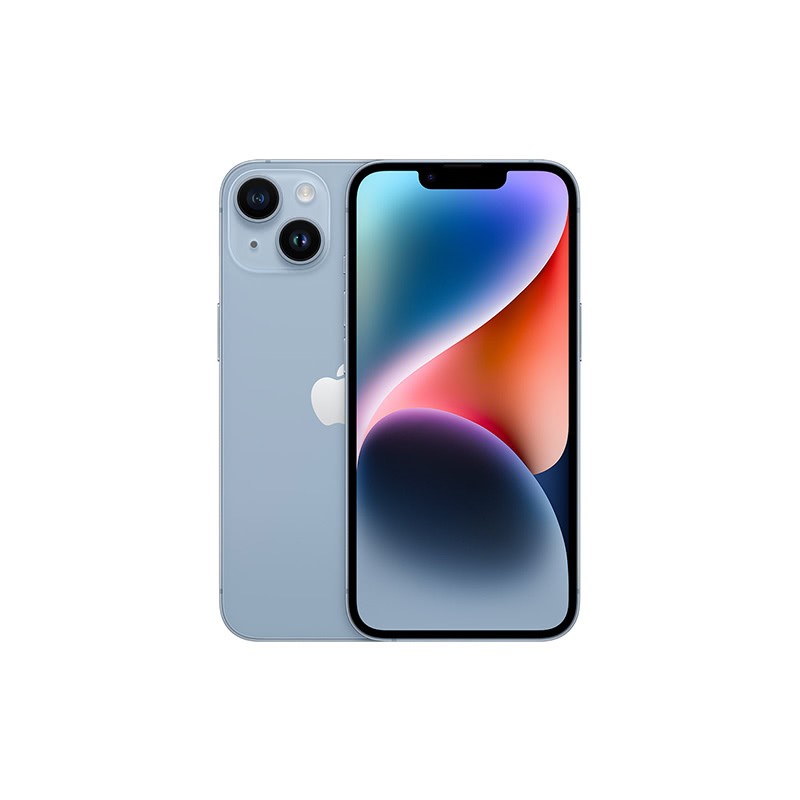 iPhone begagnad - Apple iPhone 14 128GB Blue med 1 års garanti (beg med nyskick skärm)