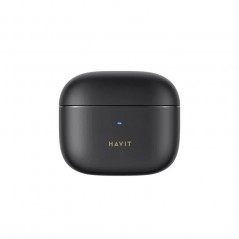 Bluetooth hörlurar - Havit äkta trådlöst in-ear-headset med aktiv brusreducering (svart)