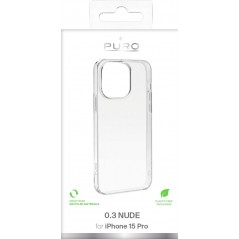 Fodral och skal - Puro Ultra-Slim 0.3 Nude Cover mobilskal till iPhone 15 Pro