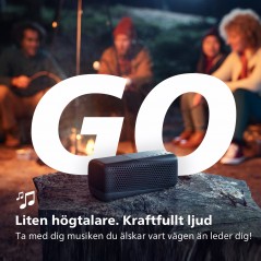 Trådlös bluetooth-högtalare - Philips GO portabel vattenskyddad bluetoothhögtalare