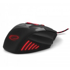 Gamingmus - Esperanza gamingmus med röd belysning