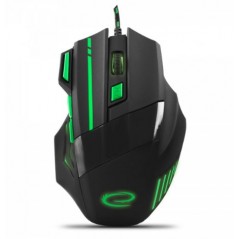 Esperanza gamingmus med grön belysning