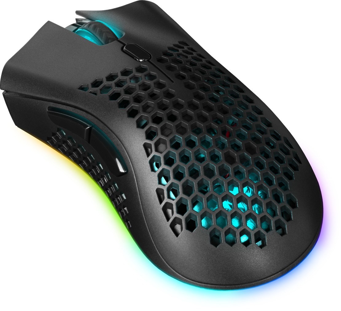 Defender trådlös gamingmus med RGB-belysning