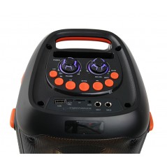 Trådlös bluetooth-högtalare - Esperanza trådlös högtalare med RGB-belysning och mikrofon för karaoke