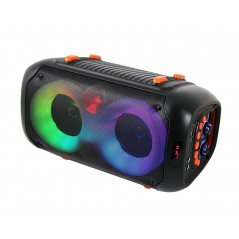 Trådlös bluetooth-högtalare - Esperanza trådlös högtalare med RGB-belysning och mikrofon för karaoke